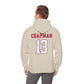 Twins Baseball Hoodie — Tipton County Team Logo & Custom Number (Chapman 13)