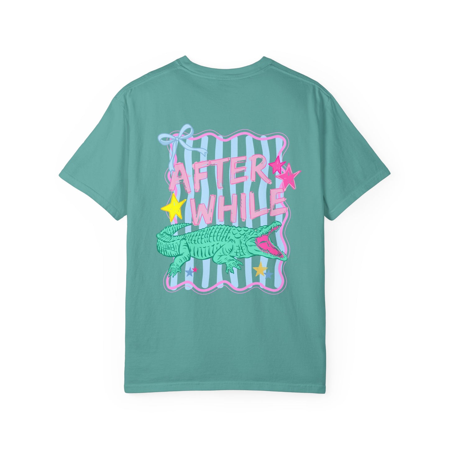 COMFORT COLORS - After While Crocodile T-Shirt — Pastel Retro Graphic Tee