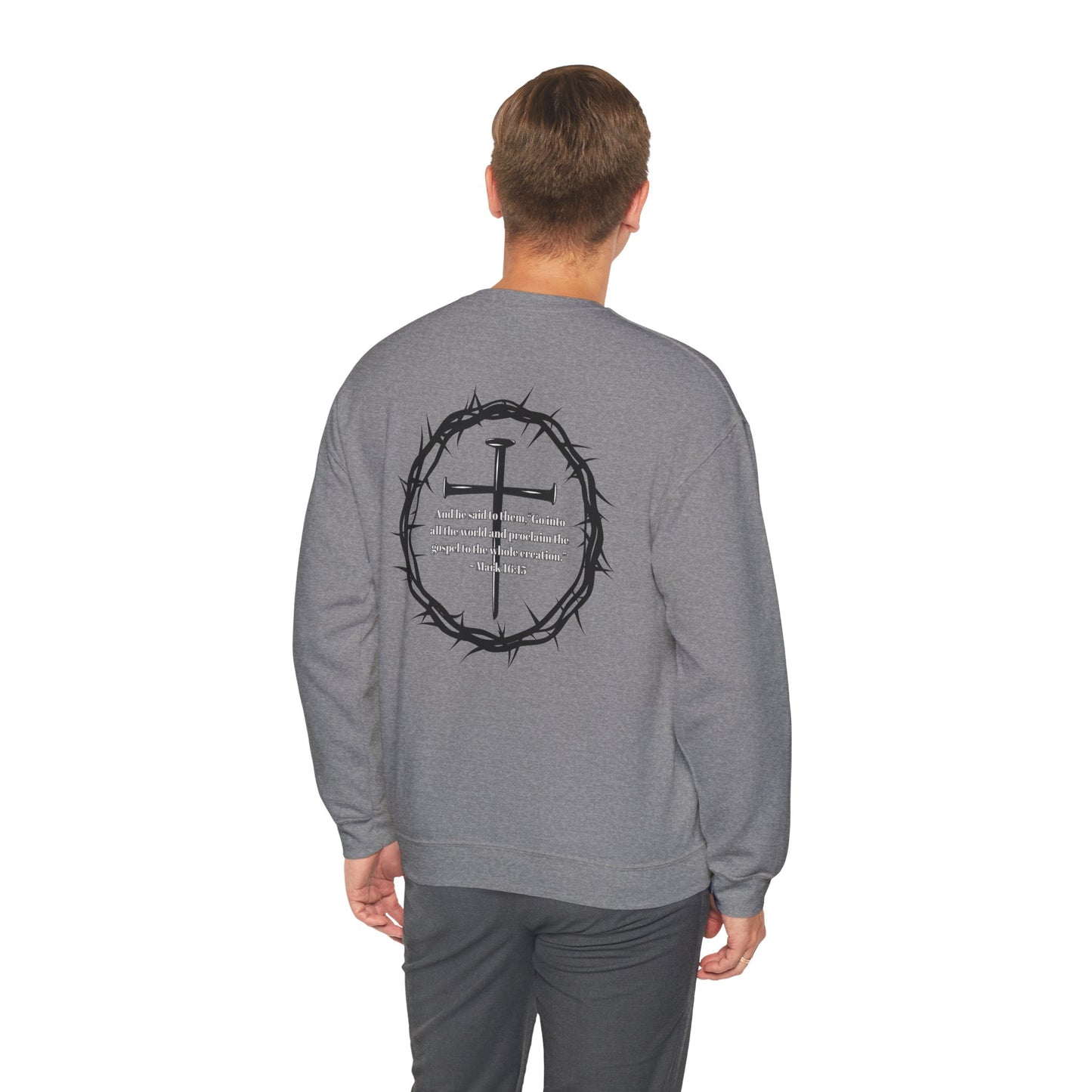 GO INTO ALL THE WORLD ADULT SWEATSHIRT