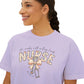 COMFORT COLOR - Nurse Boxy Tee — Floral Stethoscope Graphic for Women, "Nurse" Gift