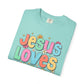 COMFORT COLORS - Jesus Loves Me T-Shirt — Colorful Retro Kids/Youth Faith Tee