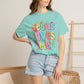COMFORT COLORS - Jesus Loves Me T-Shirt — Colorful Retro Kids/Youth Faith Tee