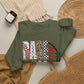 GILDAN - Baseball Leopard Print Crewneck Sweatshirt