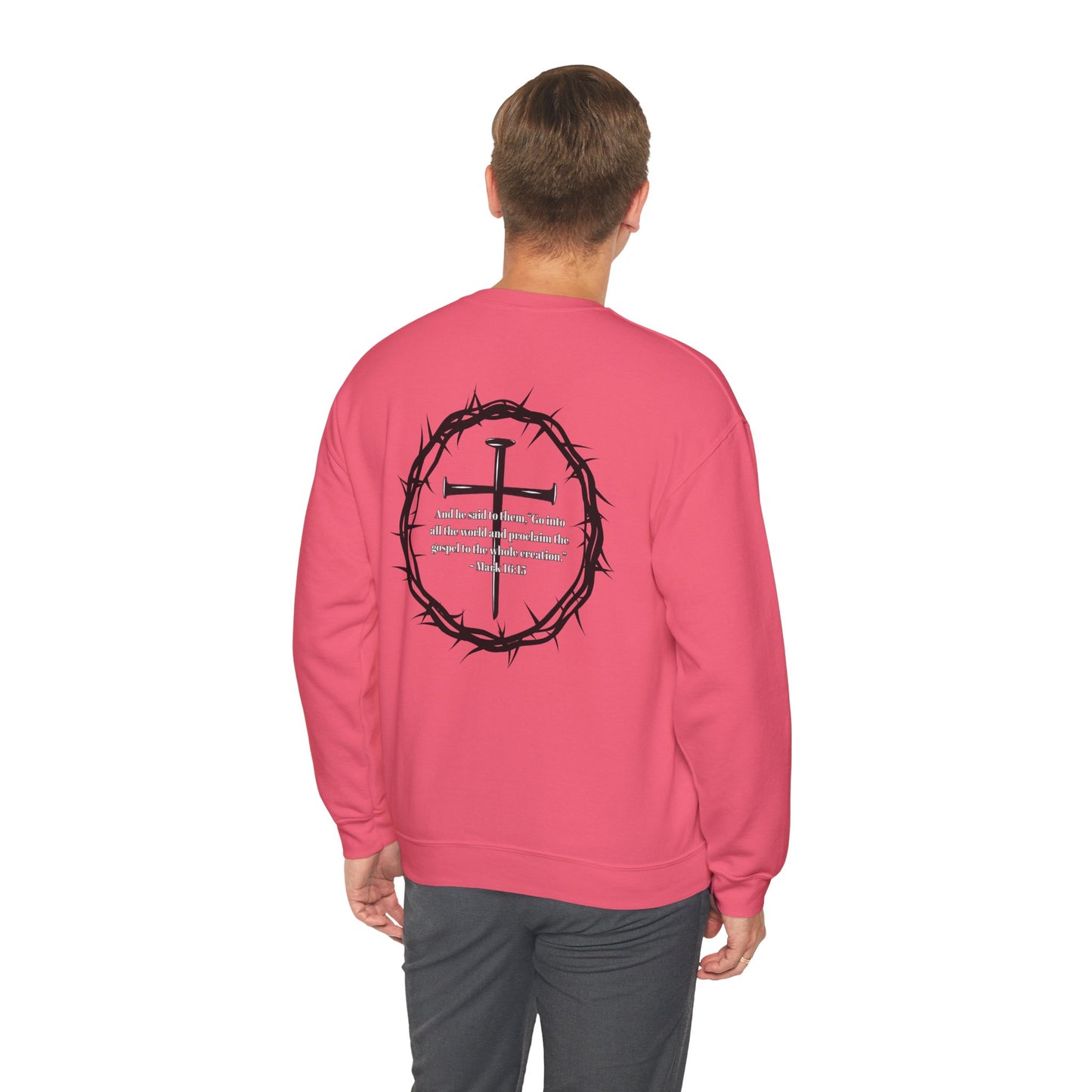 GO INTO ALL THE WORLD ADULT SWEATSHIRT