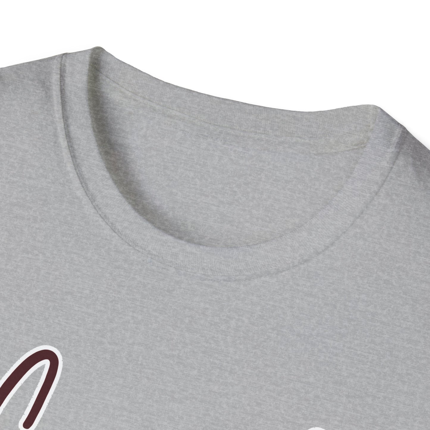 Cougars Script T-Shirt — Retro Pink Heart Team Tee