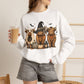 GILDAN -Halloween Dogs Crewneck Sweatshirt — Cute Witch, Ghost & Pumpkin Puppy Design