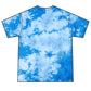 Chicks Tie-Dye Tee — Yellow Bow Graphic Soft Cotton Shirt