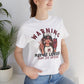 ** PERSONALIZE IT ** Warning: May Be Louder Than The Umpire Baseball T‑Shirt