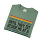 COMFORT COLORS - Softball Game T-Shirt – "People Think I'm Nice Until They Sit Beside Me at a Softball Game"