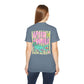 Later Alligator T‑Shirt — Retro Pink & Teal Gator Graphic Tee