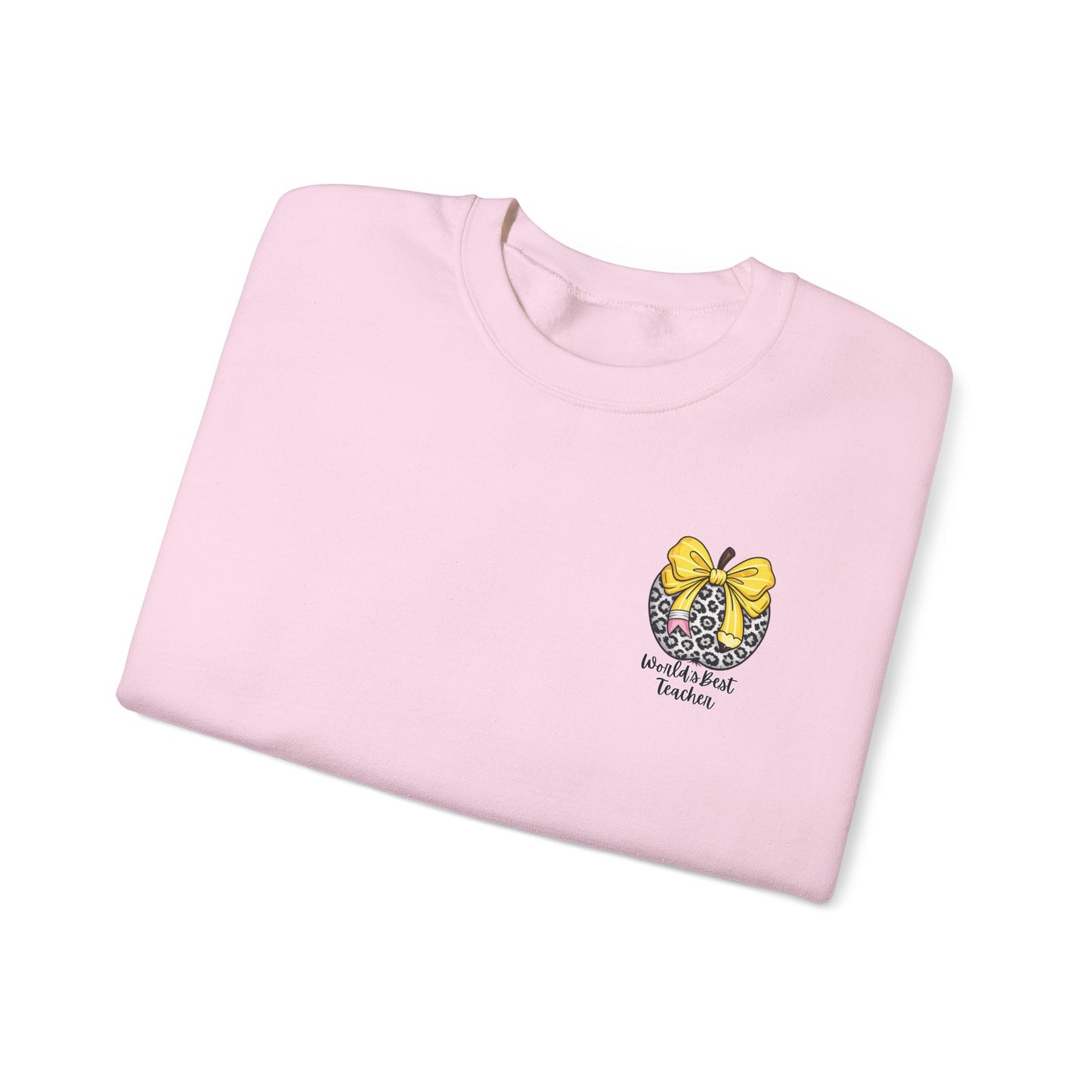 GILDAN - WORLD'S BEST TEACHER  - WITH FRONT AND BACK PRINTING