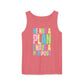 COMFORT COLORS - Inspirational Tank Top — "He Has a Plan, I Have a Purpose" Motivational Graphic Tank