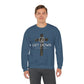 GILDAN - GET DOWN GOSPEL ADULT SWEATSHIRT GREEN CAMO CROSS