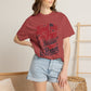 COMFORT COLORS - Land of the Free Because of the Brave T-Shirt — Patriotic Statue of Liberty Graphic Tee