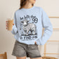 GILDAN - Christian Crewneck Sweatshirt — "He Left the 99 to Find Me" Lamb Graphic