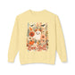 COMFORT COLORS - Boo Y'all Halloween Sweatshirt — Cute Ghost & Pumpkin Fall Crewneck