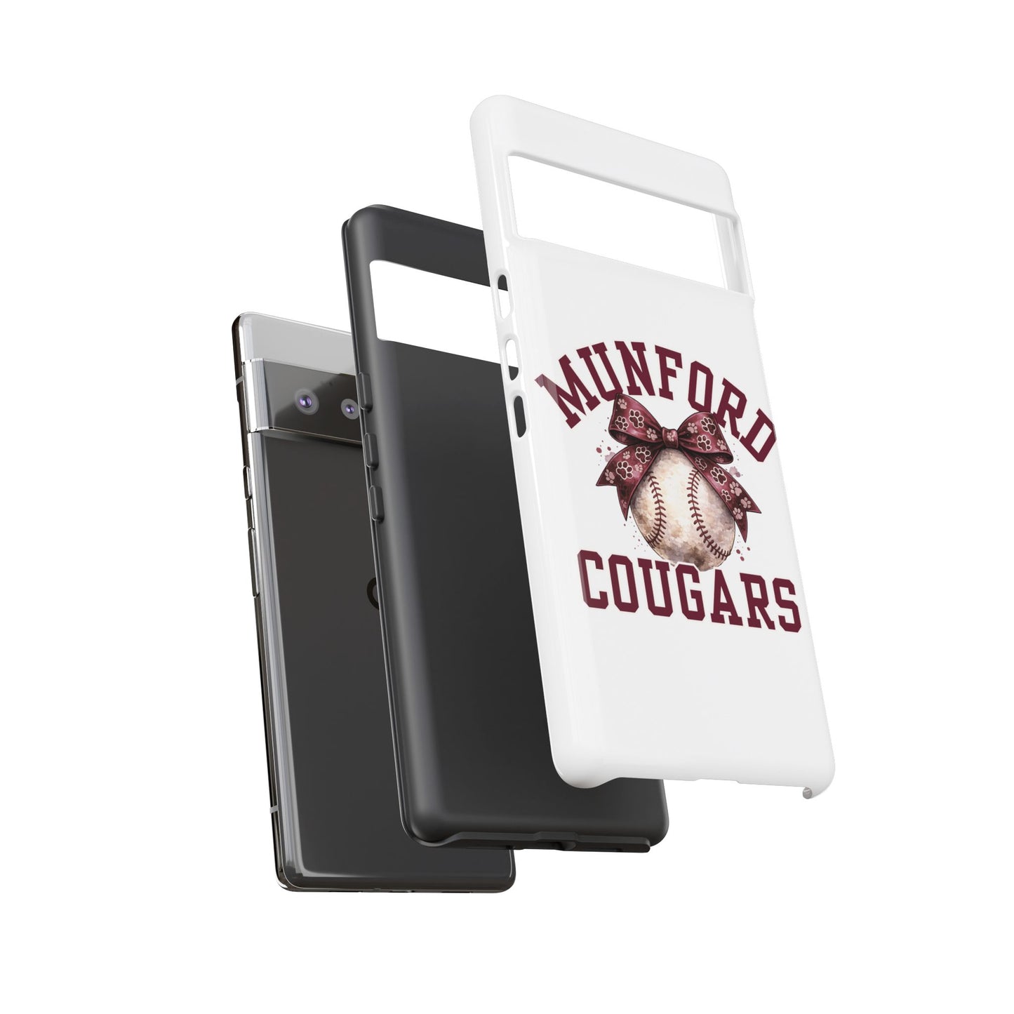 *** NEED TO PERSONALIZE THIS ? - DO NOT PURCHASE THIS ITEM - EMAIL ME @REFININGFAITHCOMPANY@GMAIL.COM - Munford Cougars Baseball Phone Case - Tough Cases Sports Team Phone Cover