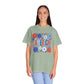 COMFORT COLORS - America Floral T-Shirt — Red, White & Blue Patriotic Tee