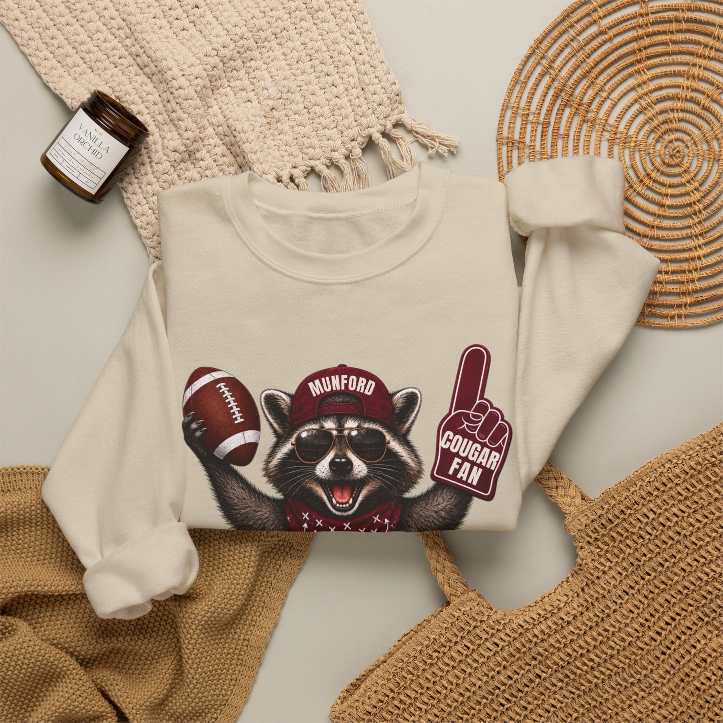 GILDAN - COUGARS - Unisex Heavy Blend™ Crewneck Sweatshirt