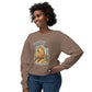 COMFORT COLORS - Roaring Lion Crewneck Sweatshirt — "The Lion Roars" Graphic