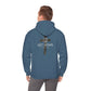 GET DOWN IN THE GOSPEL ADULT HOODIE GREEN CAMO CROSS