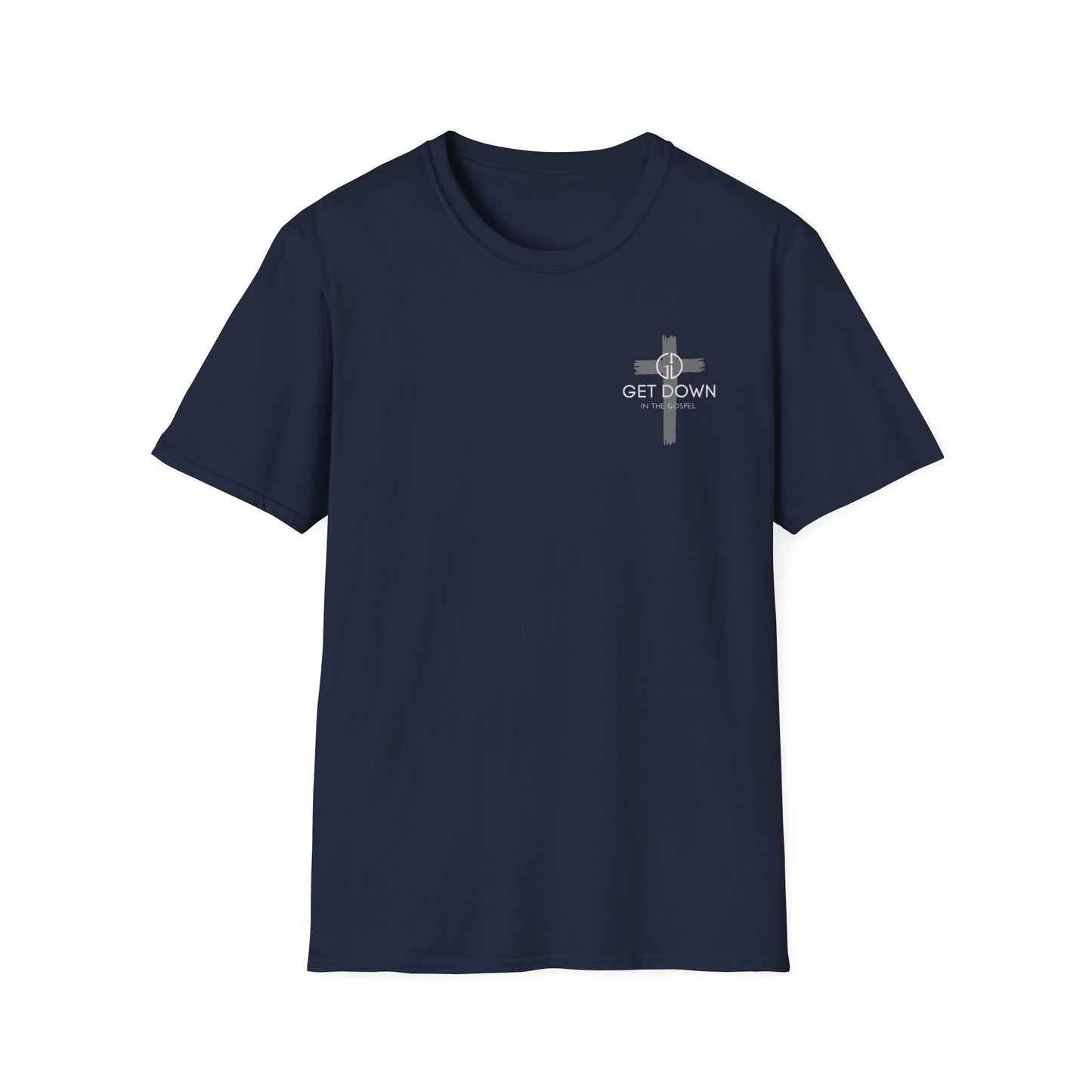Christian T-Shirt — “He Must Increase, I Must Decrease” Cross Graphic