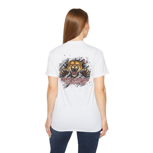 Munford Cougars Roaring Mascot T-Shirt — School Spirit Tee