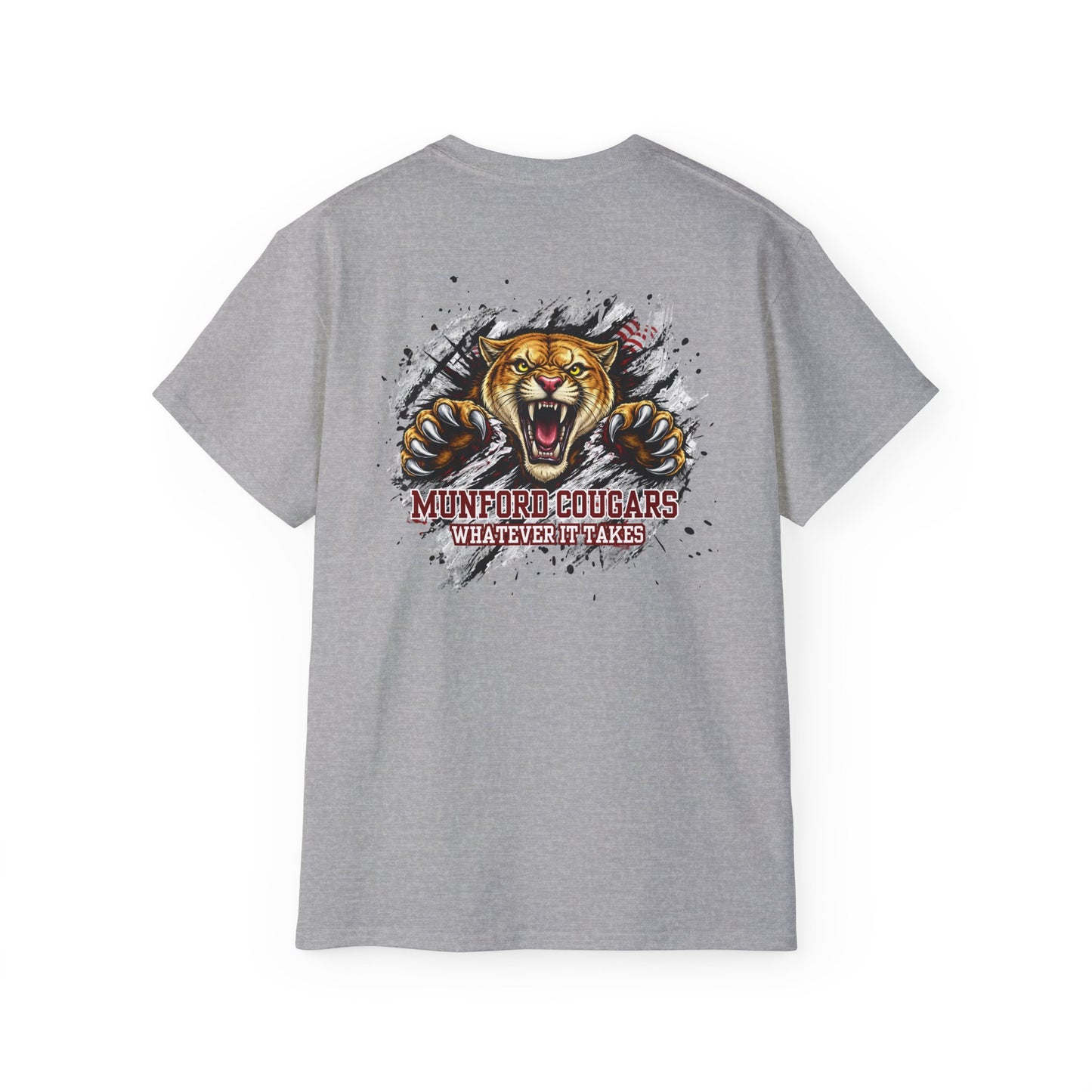 Munford Cougars Roaring Mascot T-Shirt — School Spirit Tee
