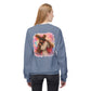 Christian Sweatshirt — Jesus Carrying Cross Crewneck (Faith Over Fear)