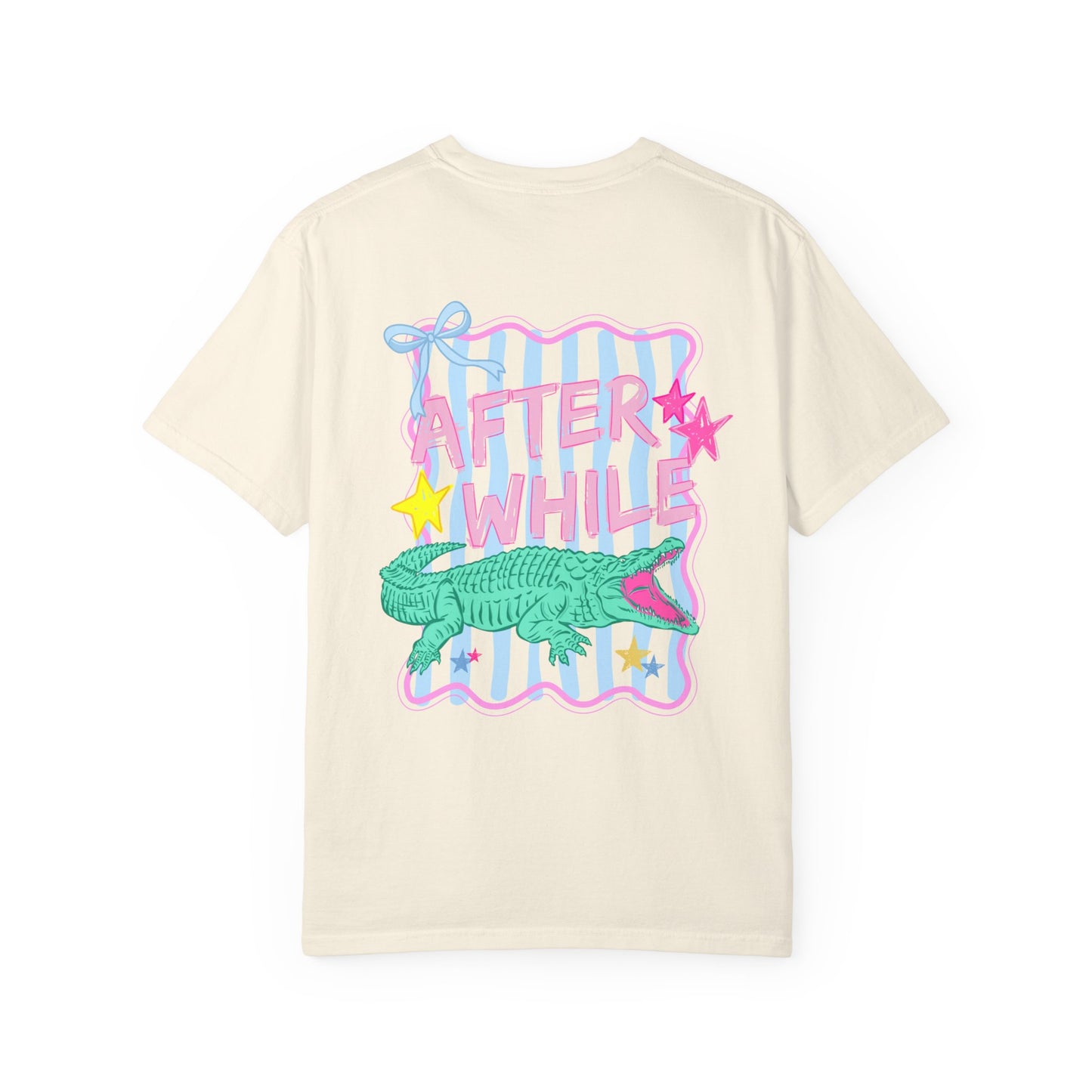 COMFORT COLORS - After While Crocodile T-Shirt — Pastel Retro Graphic Tee