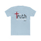 Faith 'Truth' T-Shirt — Christian Cross Graphic Tee (John 8:32)