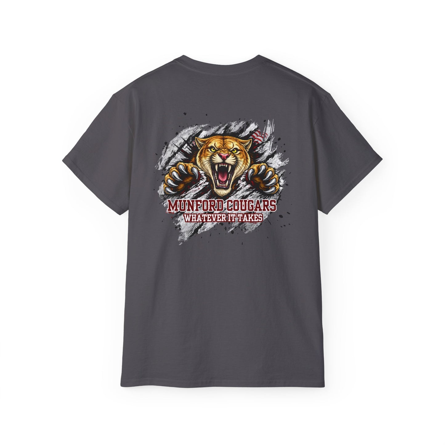 Munford Cougars Roaring Mascot T-Shirt — School Spirit Tee