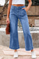 Ashleigh Blue Cropped High Rise Wide Leg Jeans