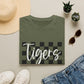 T-Shirt — 'Tigers' Checkerboard School Spirit Tee