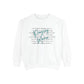 COMFORT COLORS - Peace Script Sweatshirt — Inspirational 'Peace' Typography Crewneck