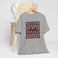 BELLA CANVAS - Cougars Football Tee – Vintage Stacked Design with Football Bow