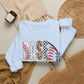 GILDAN - Baseball Leopard Print Crewneck Sweatshirt