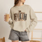 GILDAN - Faith Leopard Print Crewneck Sweatshirt