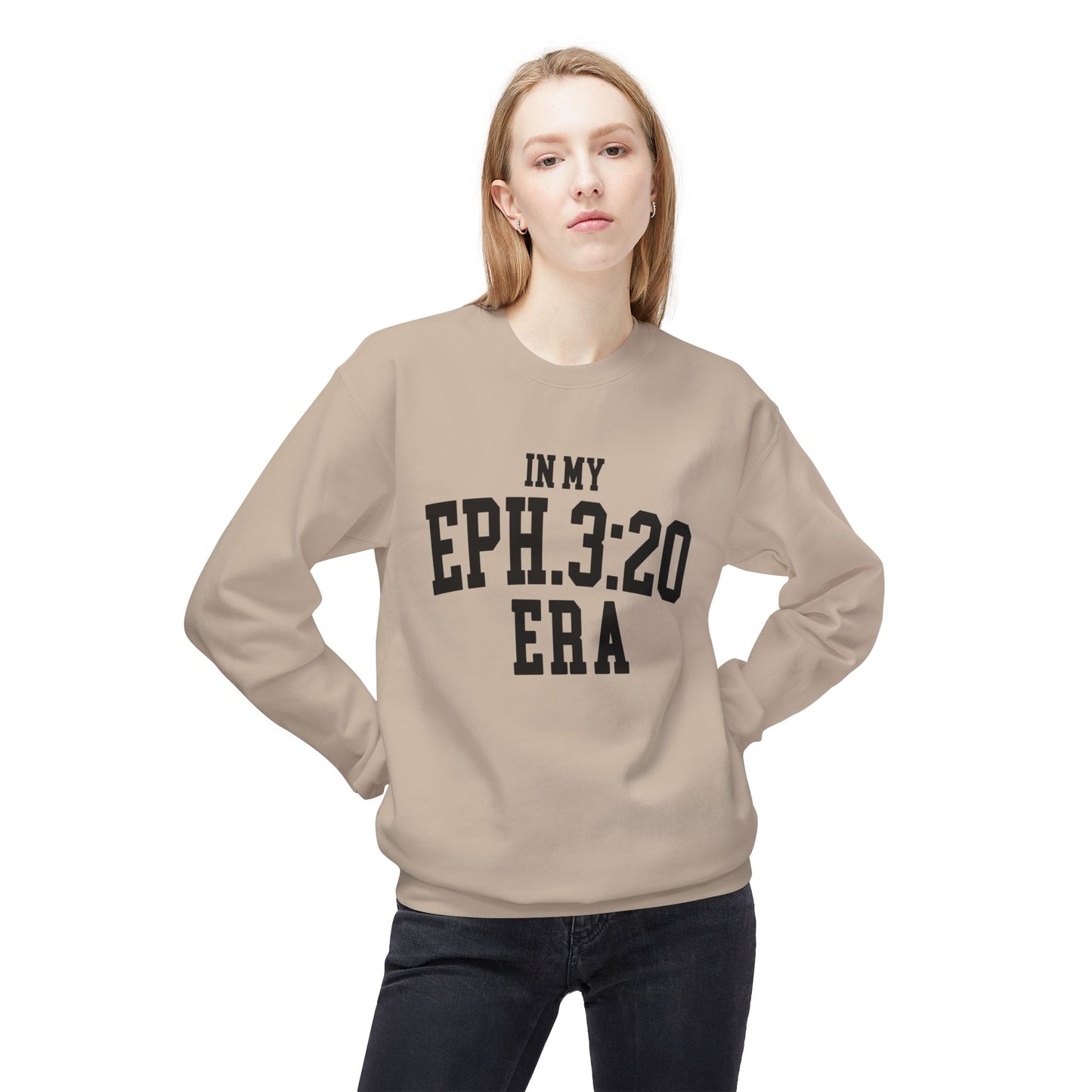 GILDAN - Eph.3:20 Era Sweatshirt — Inspirational Christian Crewneck