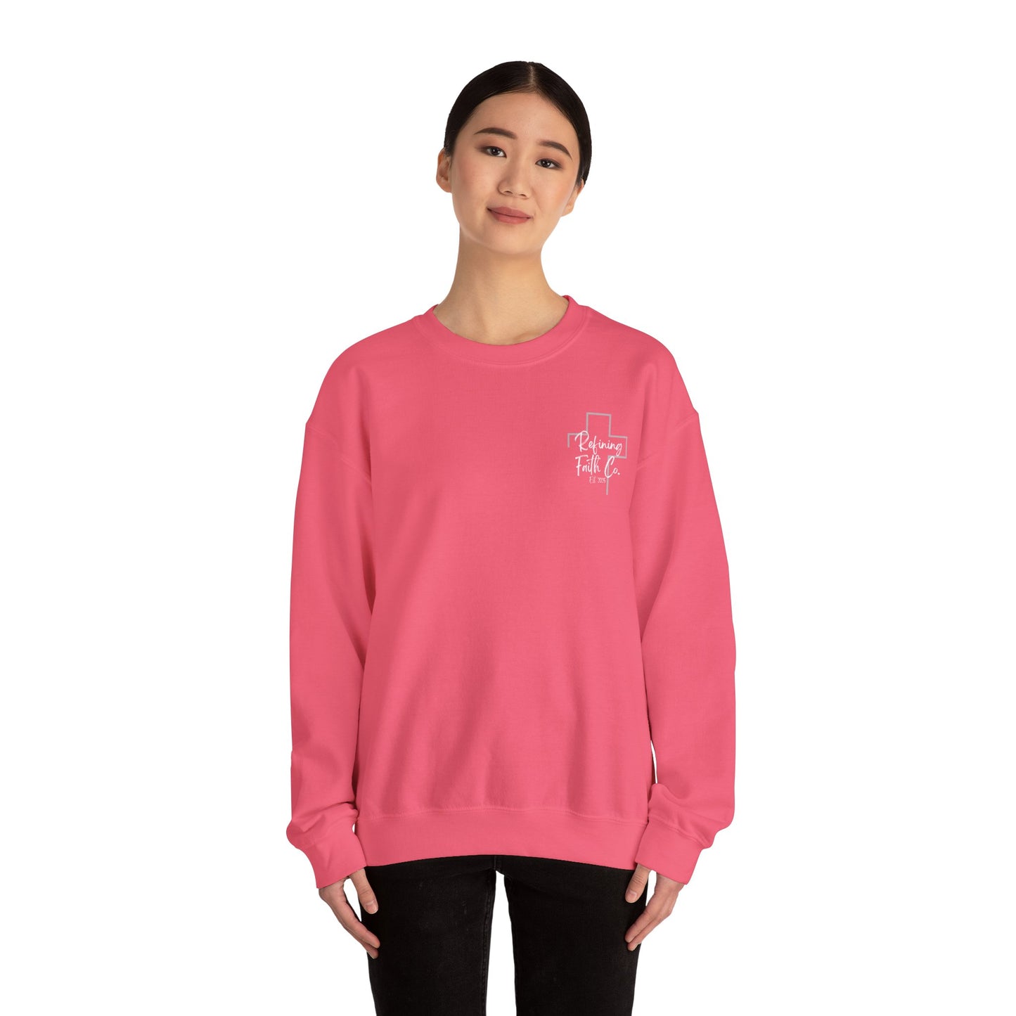 YOU ARE SO LOVED WHITE FONT ADULT SWEATSHIRT