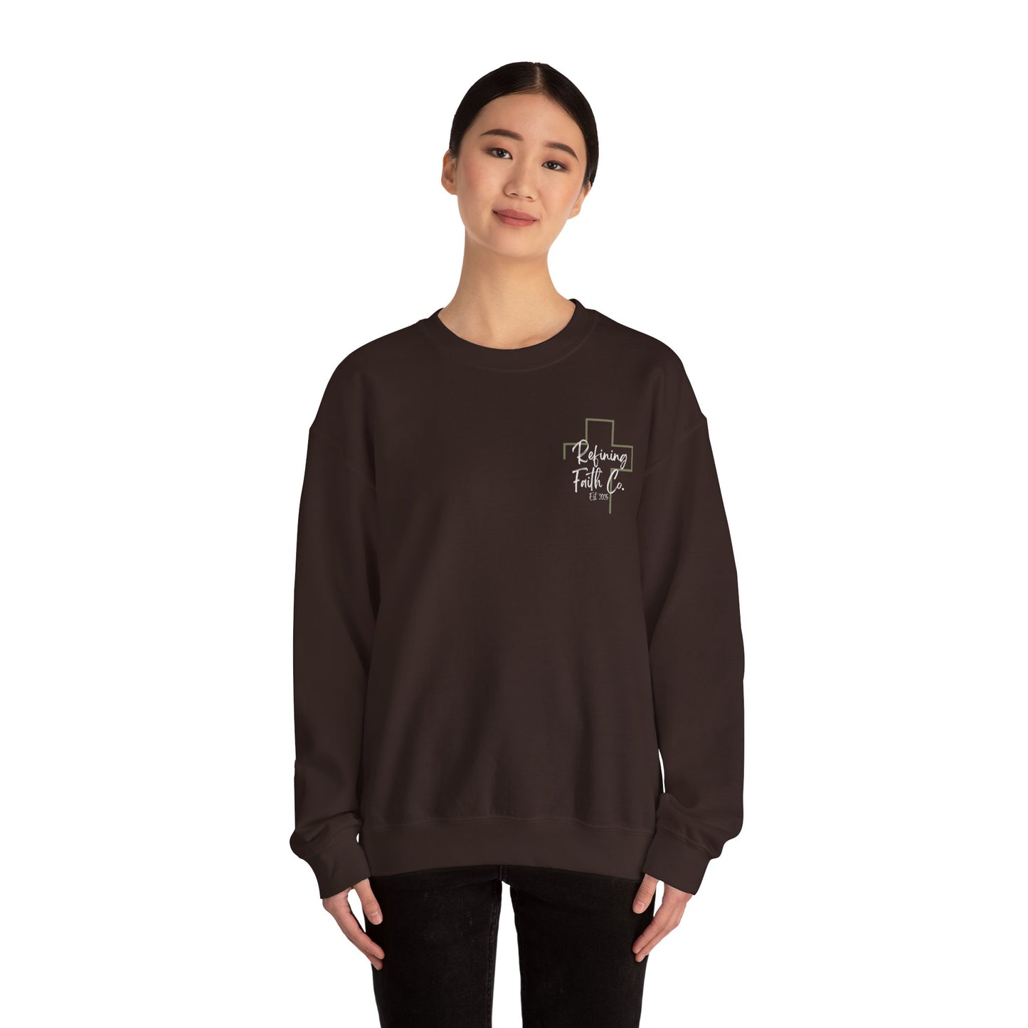 YOU ARE SO LOVED GREEN FONT ADULT SWEATSHIRT