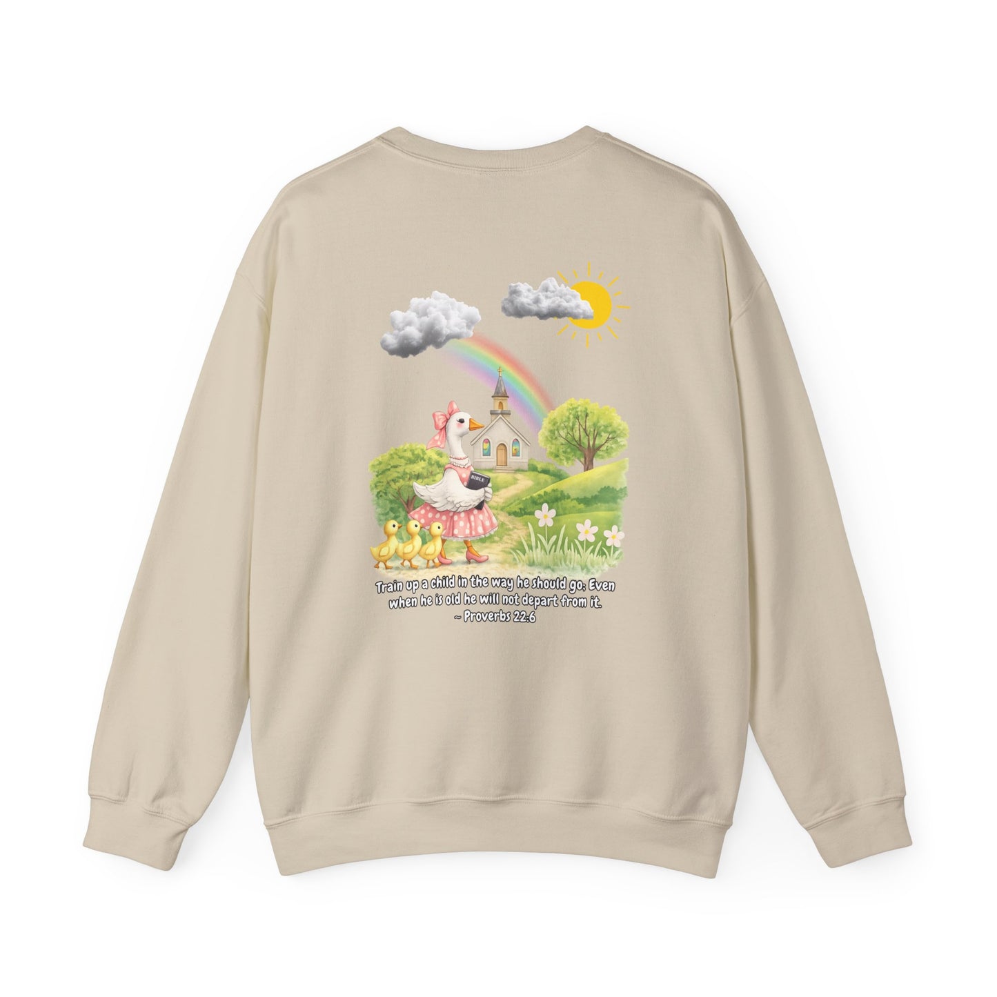 TRAIN UP A CHILD ADULT SWEATSHIRT
