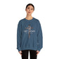 GET DOWN IN THE GOSPEL ADULT SWEATSHIRT GRAY CAMO CROSS