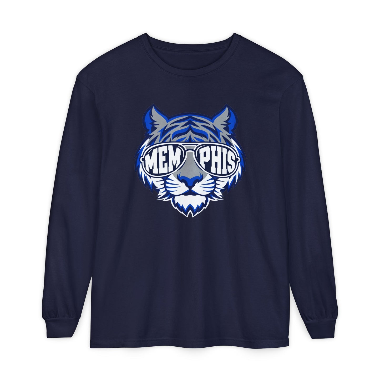 COMFORT COLORS - Memphis Tiger Sunglasses Long Sleeve Tee