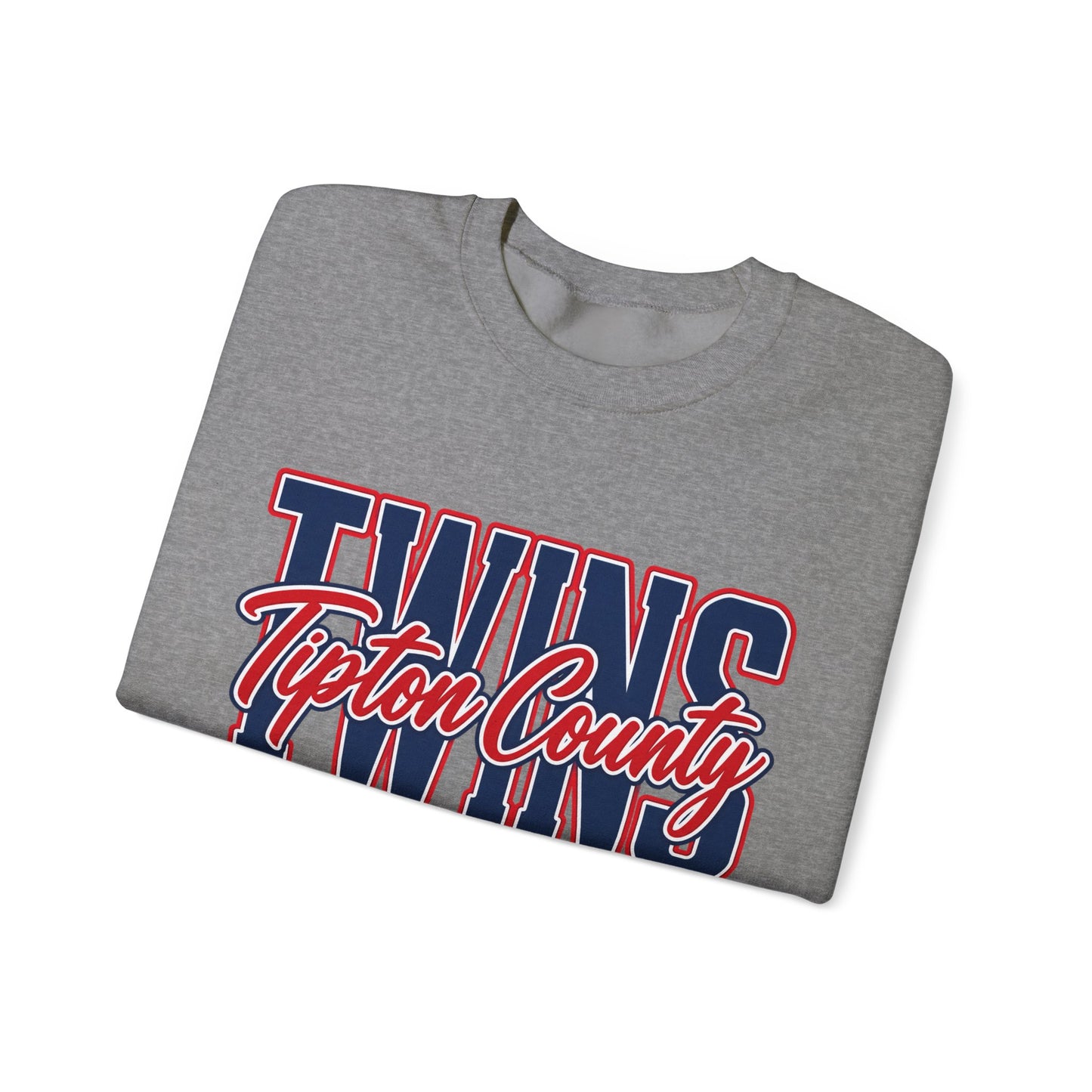 GILDAN - Crewneck Sweatshirt - Tipton County Twins Retro Logo