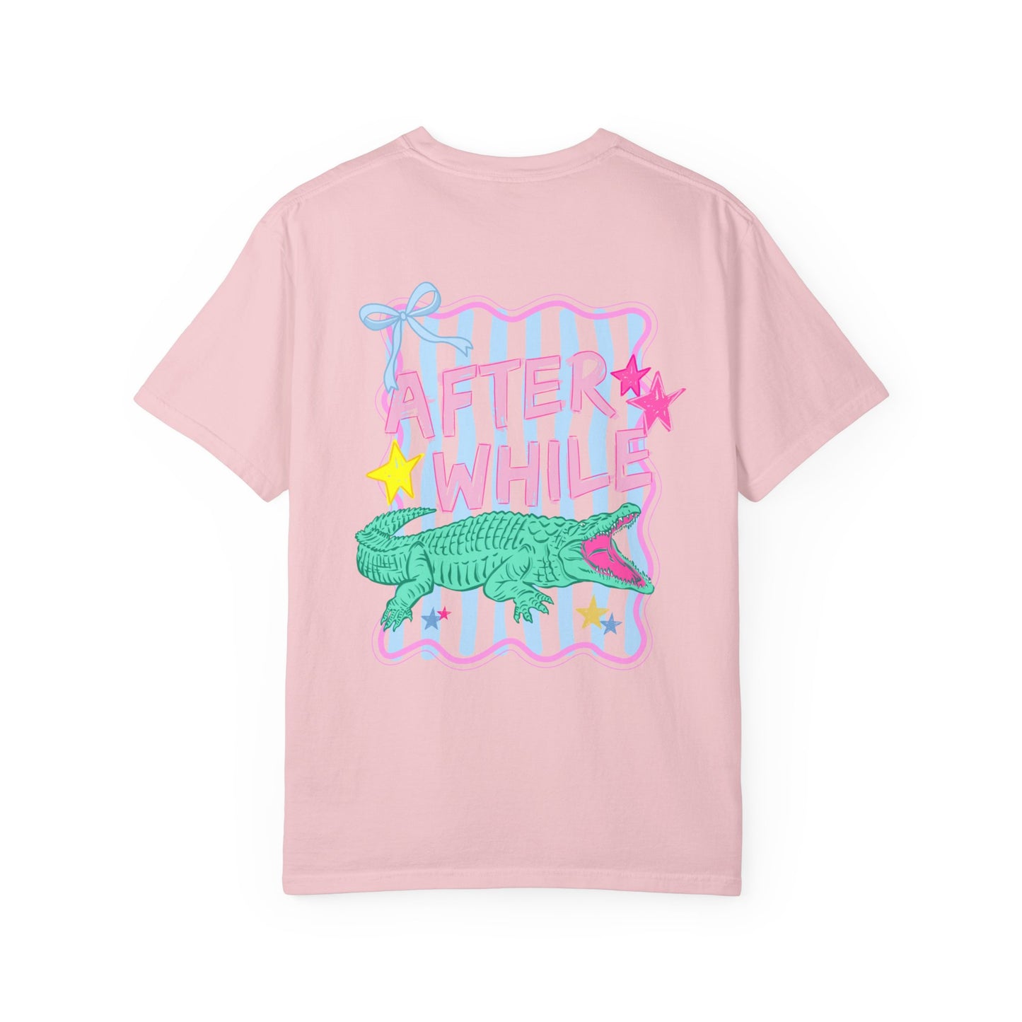 COMFORT COLORS - After While Crocodile T-Shirt — Pastel Retro Graphic Tee