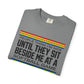 COMFORT COLORS - Softball Game T-Shirt – "People Think I'm Nice Until They Sit Beside Me at a Softball Game"