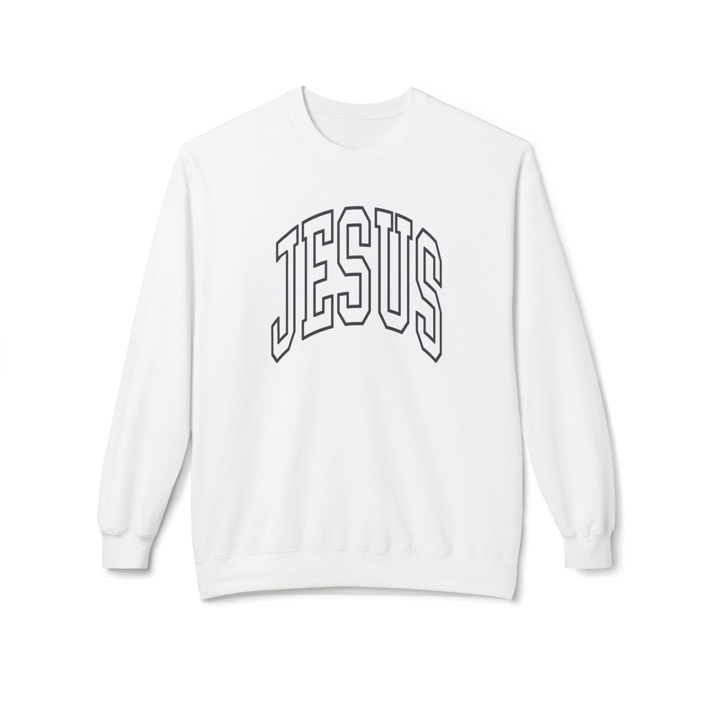 Jesus Arch Logo Sweatshirt — Christian Crewneck Pullover