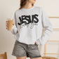 GILDAN - JESUS LOVES YOU NEUTRAL ADULT SWEATSHIRT