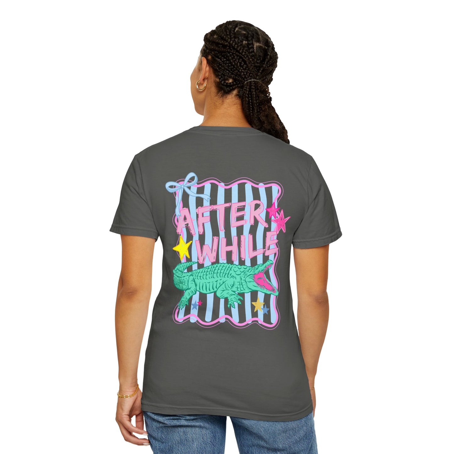 COMFORT COLORS - After While Crocodile T-Shirt — Pastel Retro Graphic Tee